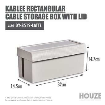 Latte Rectangular w Lid