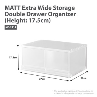 Double Drawer 17.5cm
