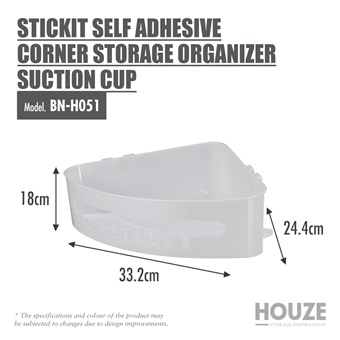 Corner Storage Organizer Suction Cup