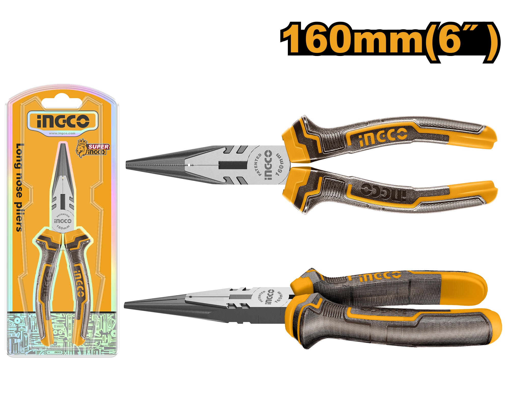 INGCO LONG NOSE PLIER | Pliers | Horme Singapore