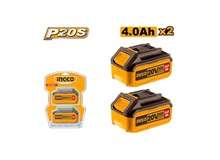 INGCO 20V 2PCS 4.0AH BATTERY VALUE PACK COSLI240312*