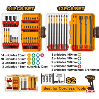 Image 58: INGCO 44PCS SCREEN DRIVER BIT + MAGNETIC NUT SET AKDL24408