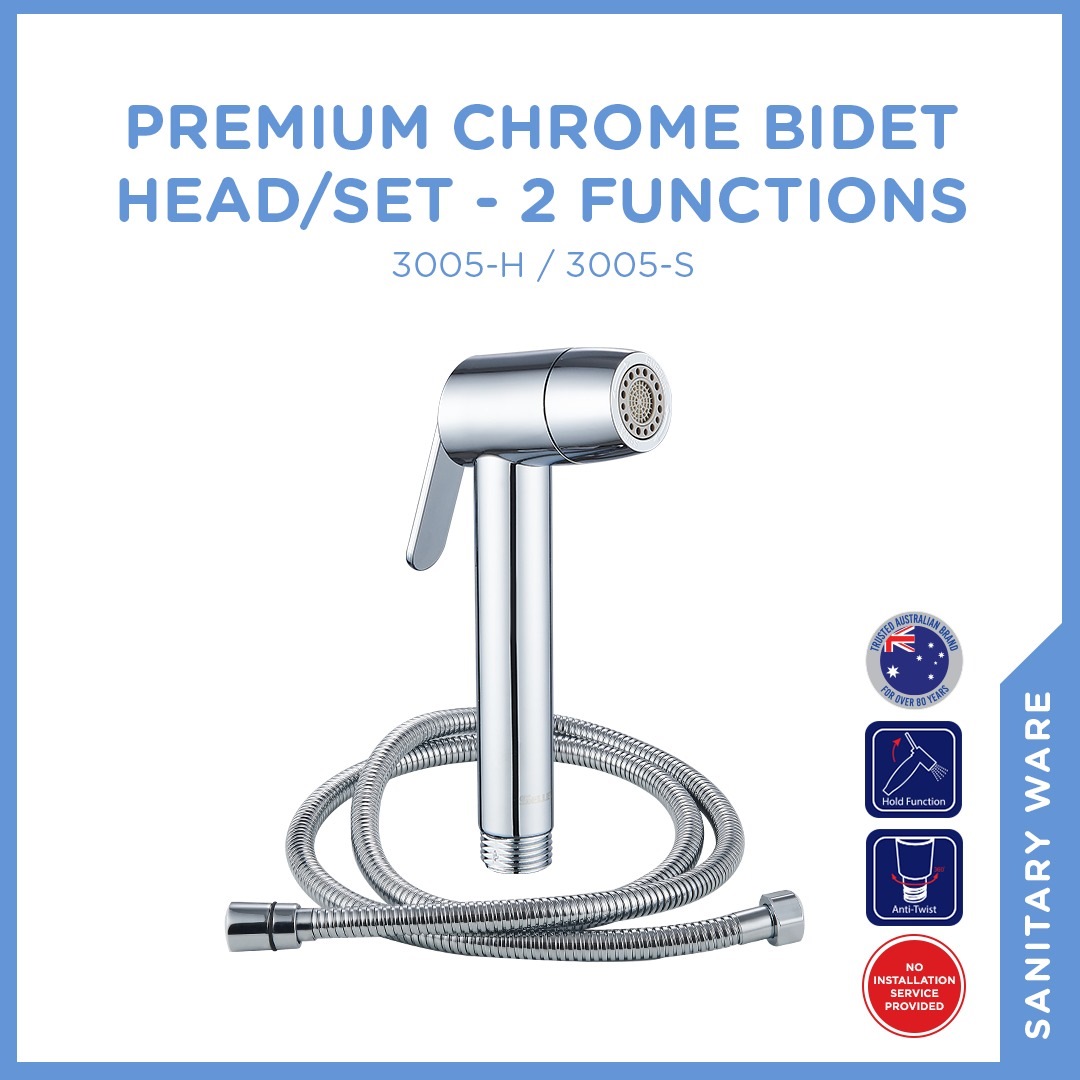 SELLEYS 3005 PREMIUM CHROME BIDET 2 FUNC | Bathroom & Kitchen