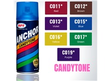 ANCHOR PREMIUM QUALITY SPRAY PAINT CANDY COLOURS 400ML