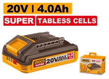 INGCO 20V 4.0AH SUPER TABLESS CELLS LI-ION BATTERY FBLI2123